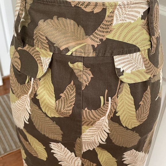 ANN TAYLOR LOFT Women’s Size 10 Skirt  Casual Leaf Design - Picture 3 of 16